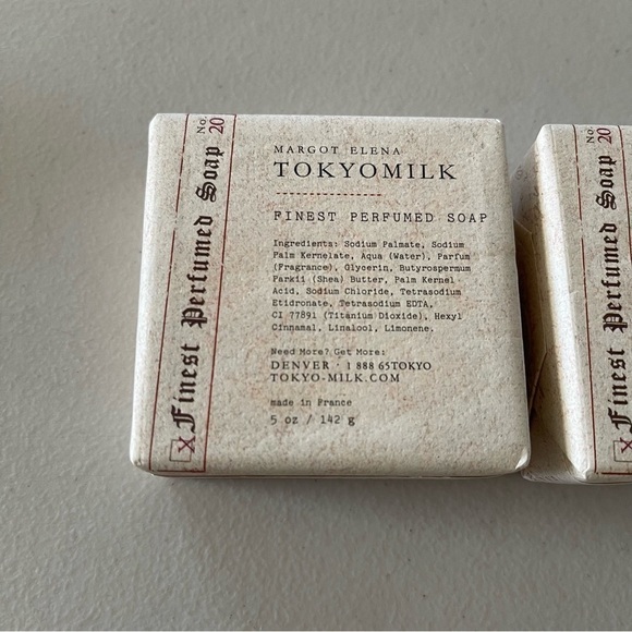 Margot Elena set of two bars of holiday Tokyo milk soap NIP - Picture 3 of 5